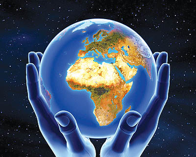 Hands Holding Earth