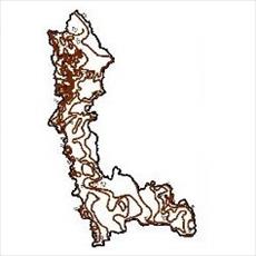 Isotherms contour map of West Azarbaijan