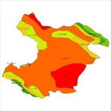 Climate classes map of Qazvin