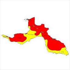 Climate classes map of the province