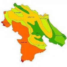 Map of Climate classes Kohgiloyeh