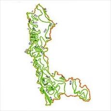 Precipitation contour map of West Azerbaijan province