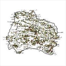 SHAPE file villages of North Khorasan province