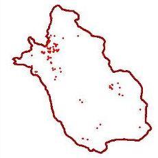 SHAPE file landslide province