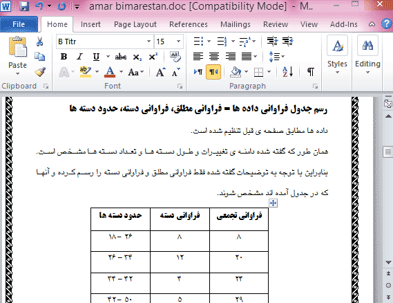 دانلود مقاله آمار بیمارستان با تمام نمودارها و جدول ها